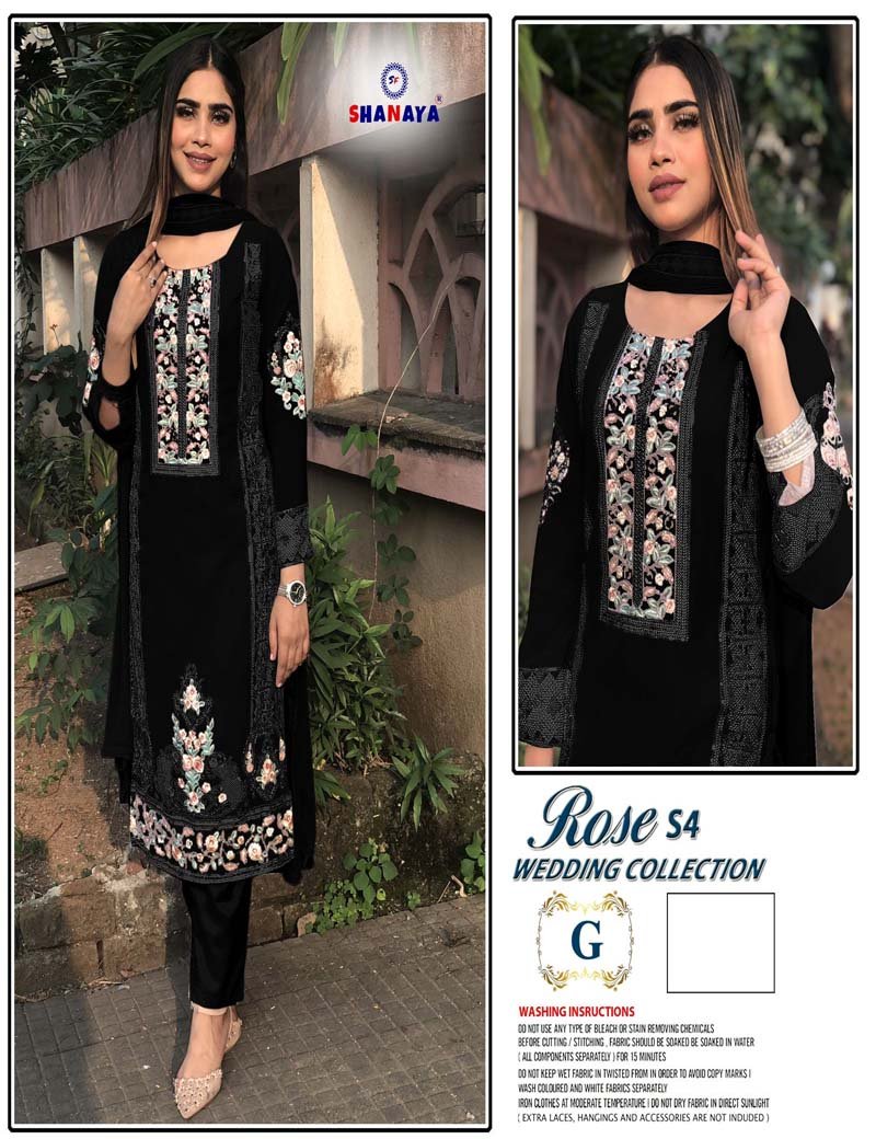 GEROGETTE EMBROIDERY WORK SUIT
